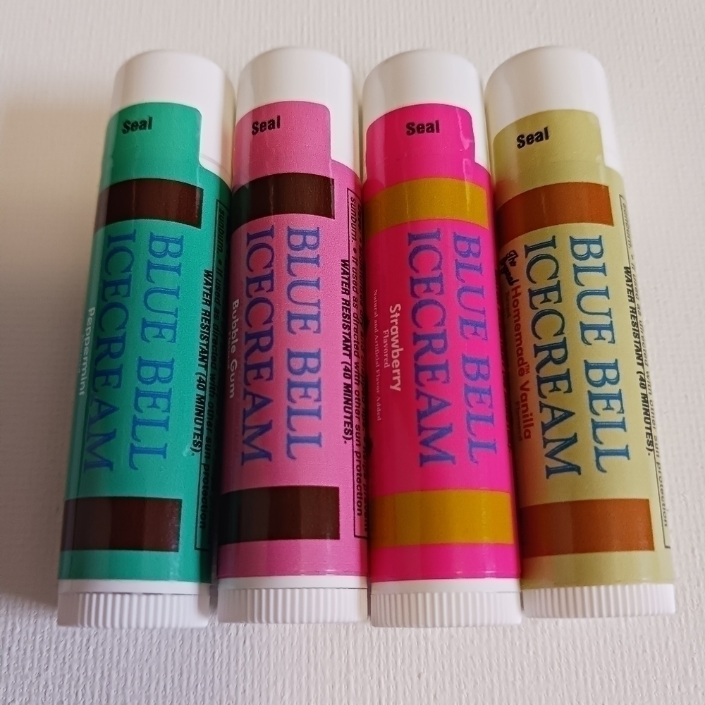 Bluebell Ice Cream Flavored Chapsticks